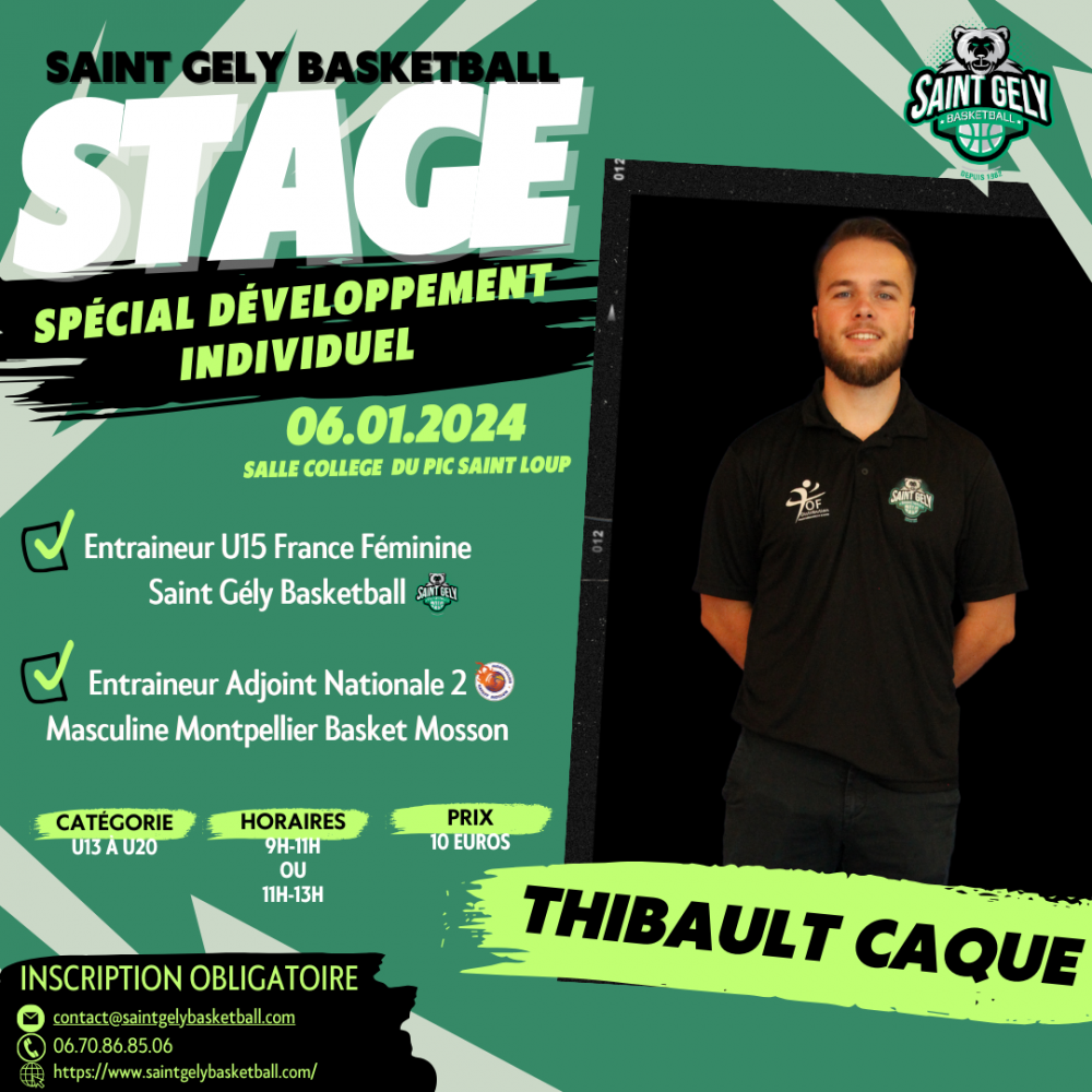 Stage U15 Thibault Caque